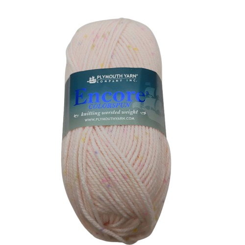[ENC C7400] Plymouth Encore Colorspun Pink/Spot 7400