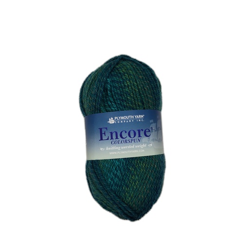 [ENC C7765] Plymouth Encore Colorspun Turquoise 7765