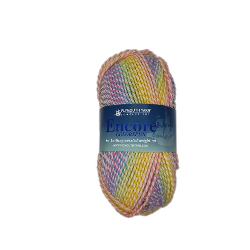 [ENC C7722] Plymouth Encore Colorspun Very Bright Kids 7722