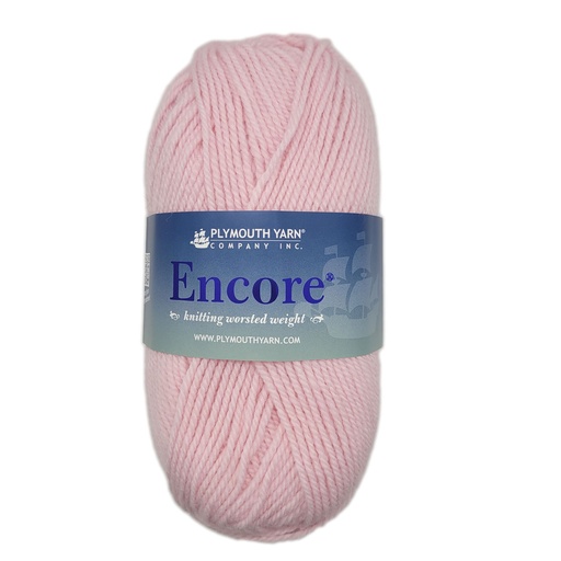 [ENC 0029] Plymouth Encore Worsted Baby Pink 29