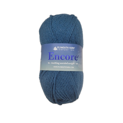 [ENC 0598] Plymouth Encore Worsted Dk Wedgewood 598