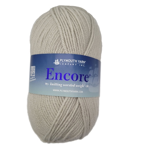 [ENC 9801] Plymouth Encore Worsted Dove 9801