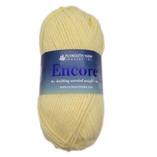 [ENC 0470] Plymouth Encore Worsted French Vanilla 470
