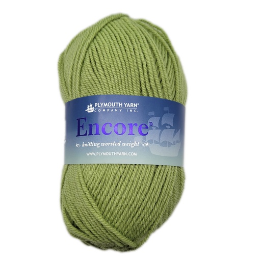 [ENC 0451] Plymouth Encore Worsted Green Gremlin 451