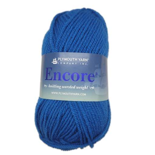 [ENC 9855] Plymouth Encore Worsted Laguna Blue 9855