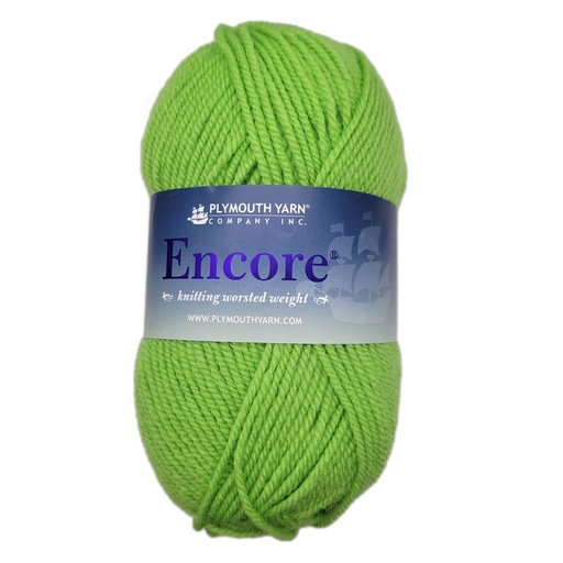 [ENC 3335] Plymouth Encore Worsted Rio Lime 3335