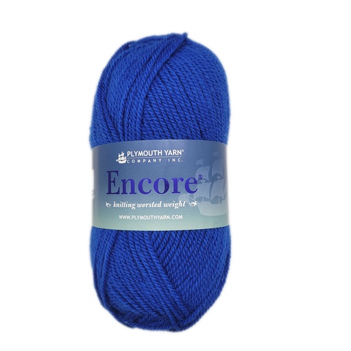 [ENC 0133] Plymouth Encore Worsted Royal 133