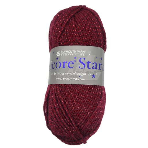 [ENC SG999] Plymouth Encore Worsted Starz Deep Burgundy G999 