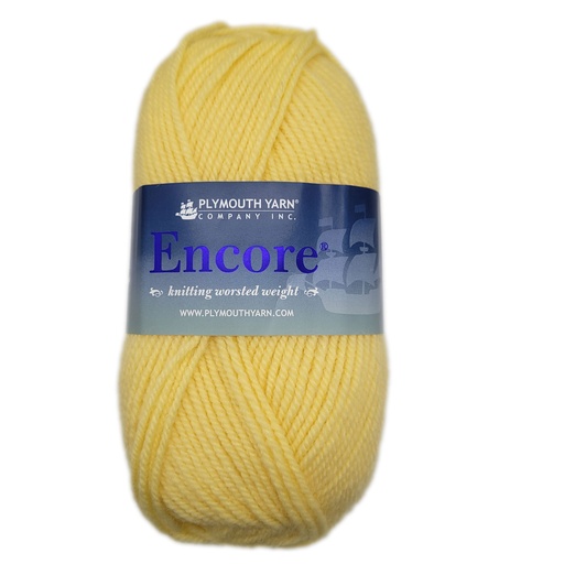 [ENC 0215] Plymouth Encore Worsted Yellow 215