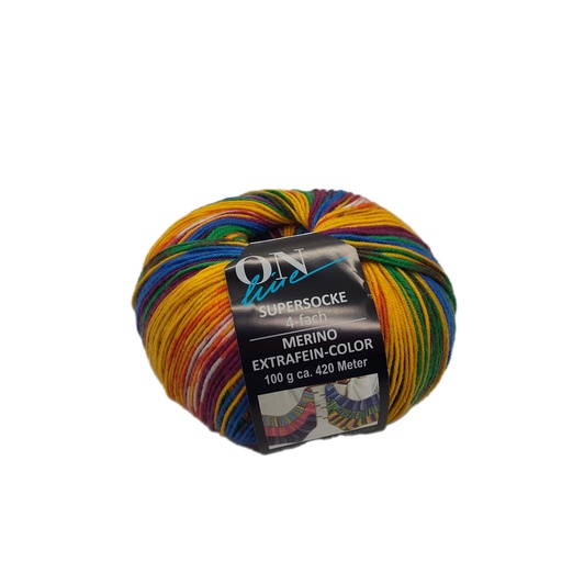 [SUP 2748] Online Supersocke 324 Merino Extrafein-Color primaries 2748