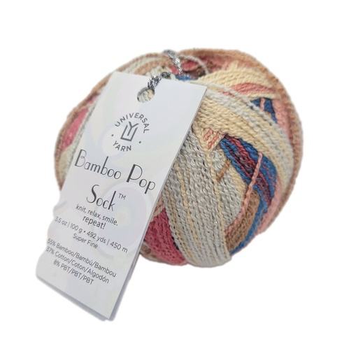 [BPO 0504] Universal Bamboo Pop Sock Corals 504