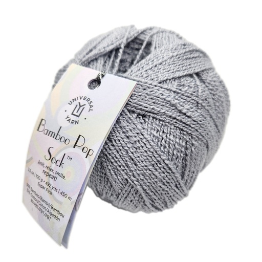 [BPO S0620] Universal Bamboo Pop Sock Solid Moondust 620