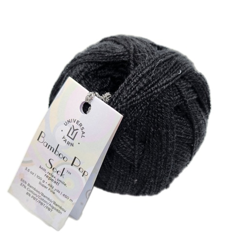 [BPO S0622] Universal Bamboo Pop Sock Solid Nocturnal 622