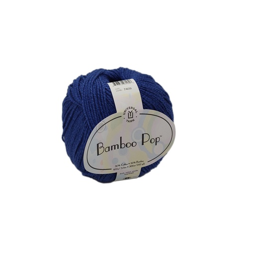 [BPS 0111] Universal Bamboo Pop Solid Midnight Blue 111