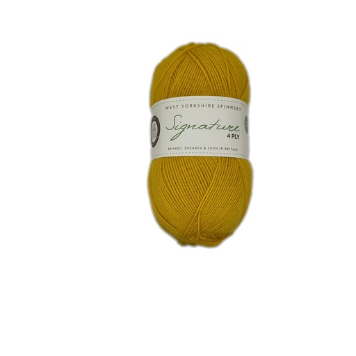 [SIG 0240] West Yorkshire Spinners Signature 4 Ply Butterscotch 240