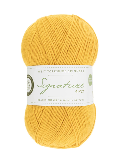 [SIG 0240] West Yorkshire Spinners Signature 4 Ply Butterscotch 240
