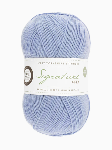 [SIG 0325] West Yorkshire Spinners Signature 4 Ply Cornflower 325