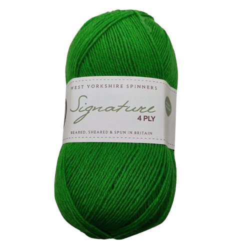 [SIG 0395] West Yorkshire Spinners Signature 4 Ply Green 395