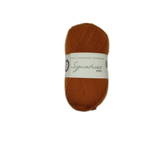 [SIG 0630] West Yorkshire Spinners Signature 4 Ply Nutmeg 630