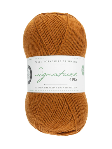 [SIG 0630] West Yorkshire Spinners Signature 4 Ply Nutmeg 630