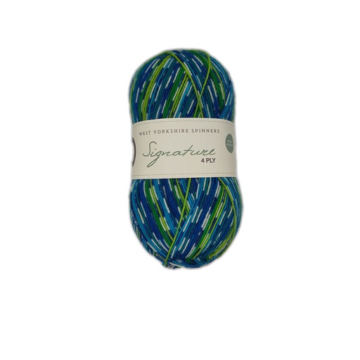 [SIG 0851] West Yorkshire Spinners Signature 4 Ply Peacock 851
