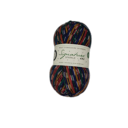 [SIG 1166] West Yorkshire Spinners Signature 4 Ply Sparkle Nutcracker 1166