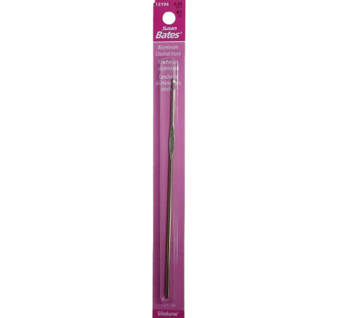 [SBCHB 5471] Susan Bates Silvalume Crochet Hook B/1 (2.25mm)