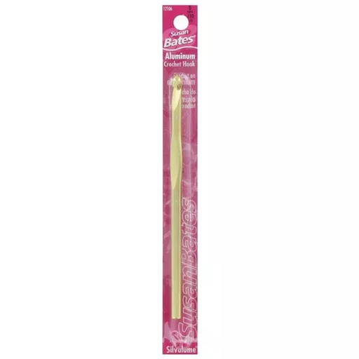 [SBCHJ10 5224] Susan Bates Silvalume Crochet Hook J/10 (6mm)