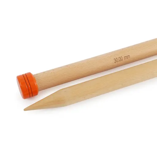 [KPBSP143015243] Knitters Pride Basix 14" Single Point Needles 30mm  