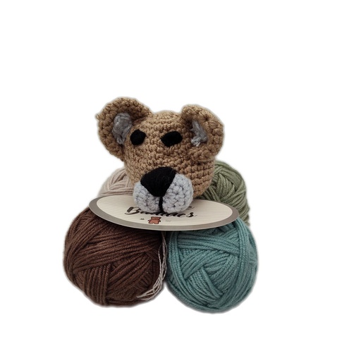 [CUB 0204] Plymouth Cuddle Buddies Bear Natural