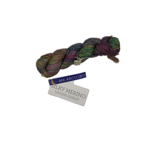 [SIL 0866] Malabrigo Silky Merino Arco Iris 866