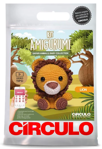 [LION] Circulo Amigurumi Kit Safari Animals Lion