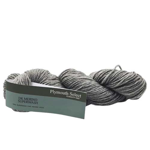 [DMS 1117] Plymouth DK Merino Superwash Light Grey 1117