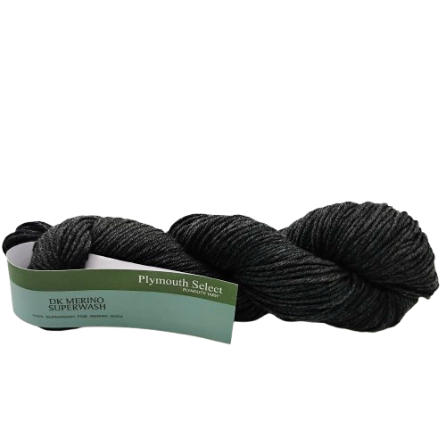 [DMS 1118] Plymouth DK Merino Superwash Dark Grey 1118