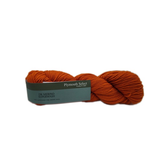 [DMS 1126] Plymouth DK Merino Superwash Tangerine 1126