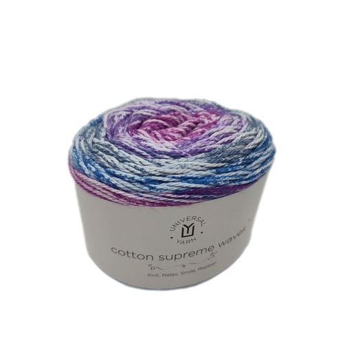 [WAV 0904] Universal Cotton Supreme DK Waves Berry Splash 904
