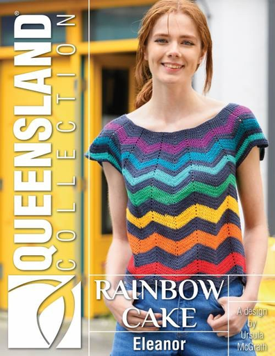 [BK QC162-03] Queensland Collection Rainbow Cake Eleanor QC162-03 (Crochet)
