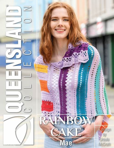 [BK QC162-02] Queensland Collection Rainbow Cake Mae QC162-02 (Crochet) 