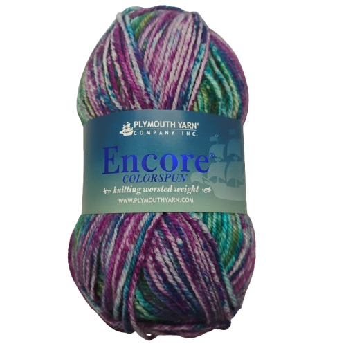 [ENC C7203] Plymouth Encore Colorspun Spectrum Spray 7203