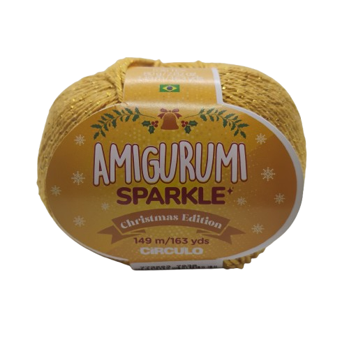 [AMI S7030] Circulo Amigurumi Sparkle Christmas Edition Mustard 7030