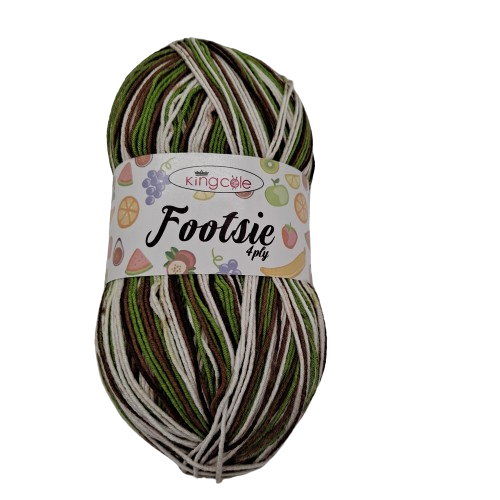 [FOO 4908] King Cole Footsie 4 Ply Coconut 4908