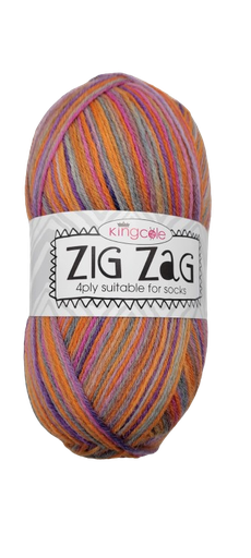 [ZIG 4812] King Cole Zig Zag 4 Ply Dragonfly 4812