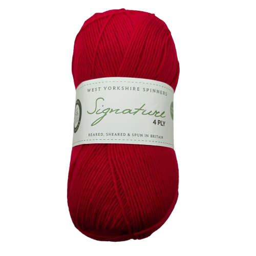 [SIG 1000] West Yorkshire Spinners Signature 4 Ply Rouge 1000