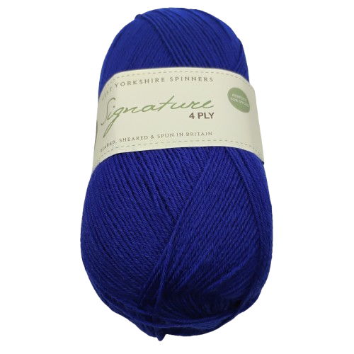 [SIG 1005] West Yorkshire Spinners Signature 4 Ply Cobalt 1005