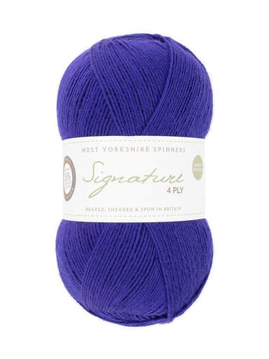 [SIG 1005] West Yorkshire Spinners Signature 4 Ply Cobalt 1005
