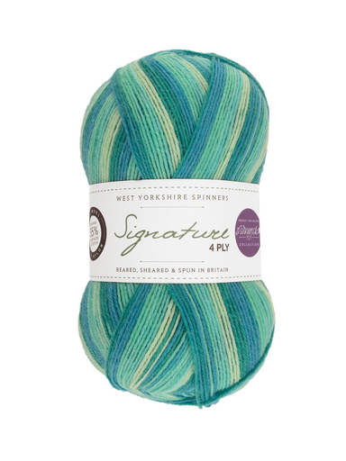[SIG 0873] West Yorkshire Spinners Signature 4 Ply Winwick Mum Collection Seascape 873