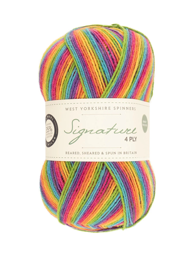 [SIG 0822] West Yorkshire Spinners Signature 4 Ply Cocktails Collection Rum Paradise 822