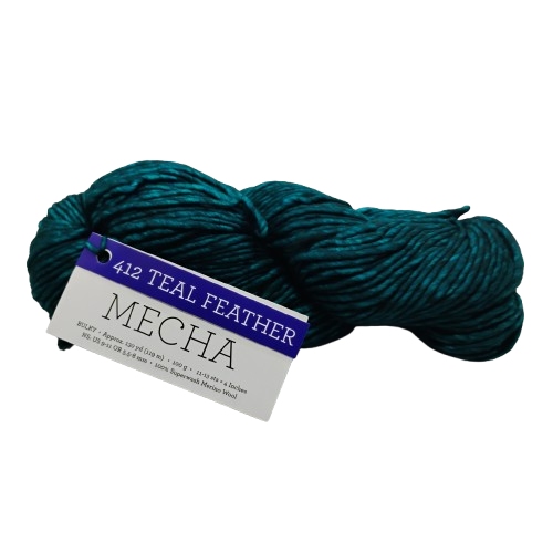 [MEC 0412] Malabrigo Mecha Teal Feather 412
