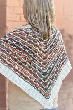 [BK 0140] Plymouth Calzasocks Triangular Shawl Pattern No. 140 (Knit)