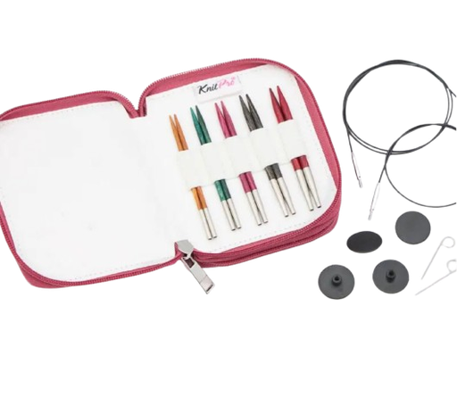 [KPDRESTARTER] KnitPro Dreamz Starter Special Interchangeable Circular Needle Set 4" Tips 